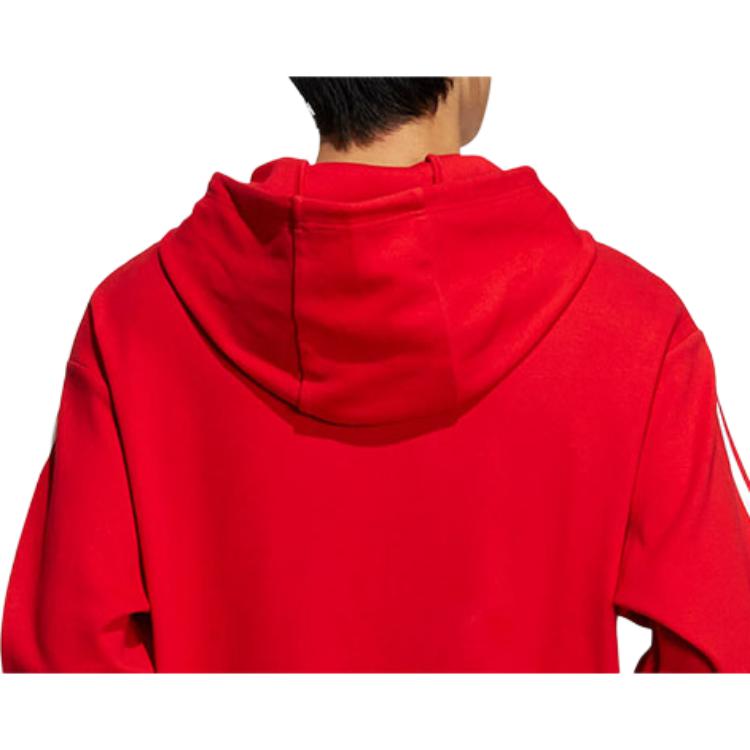 Adidas Neo Sweatshirts Men's Red Hooded Moderate Regular IA6890