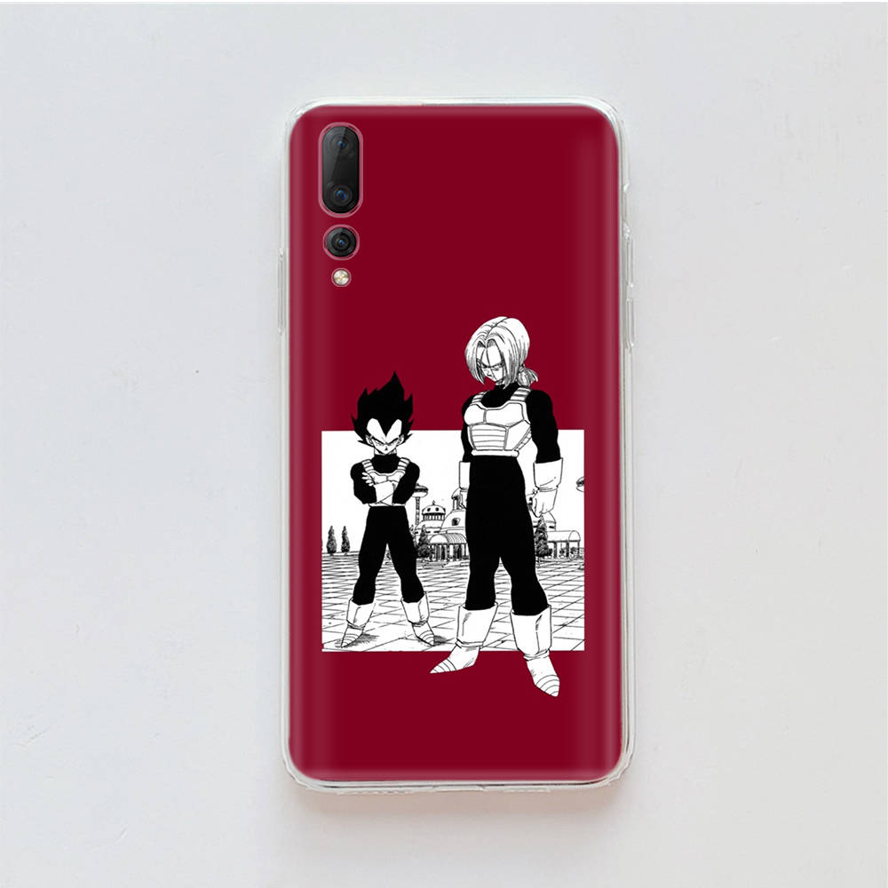 Transparent Case for Samsung A04 A14 A23 M33 M53 Realme 10 9 C35 C55 VIVO X80 Infinix Hot 30 Note 11 Tecno Spark 8P Pro W-89 Dragon Ball Anime