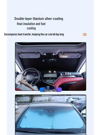2022 Lanjing Sun Visor & Sunshade Cover with Car Handle