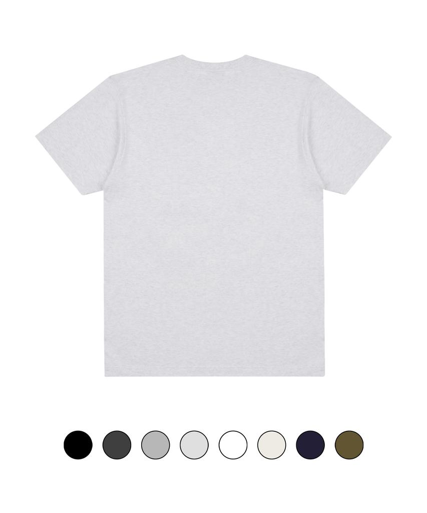 CREAM SODA LAB Crsdel Denim Lettering Short Sleeve T-Shirt (Type A)