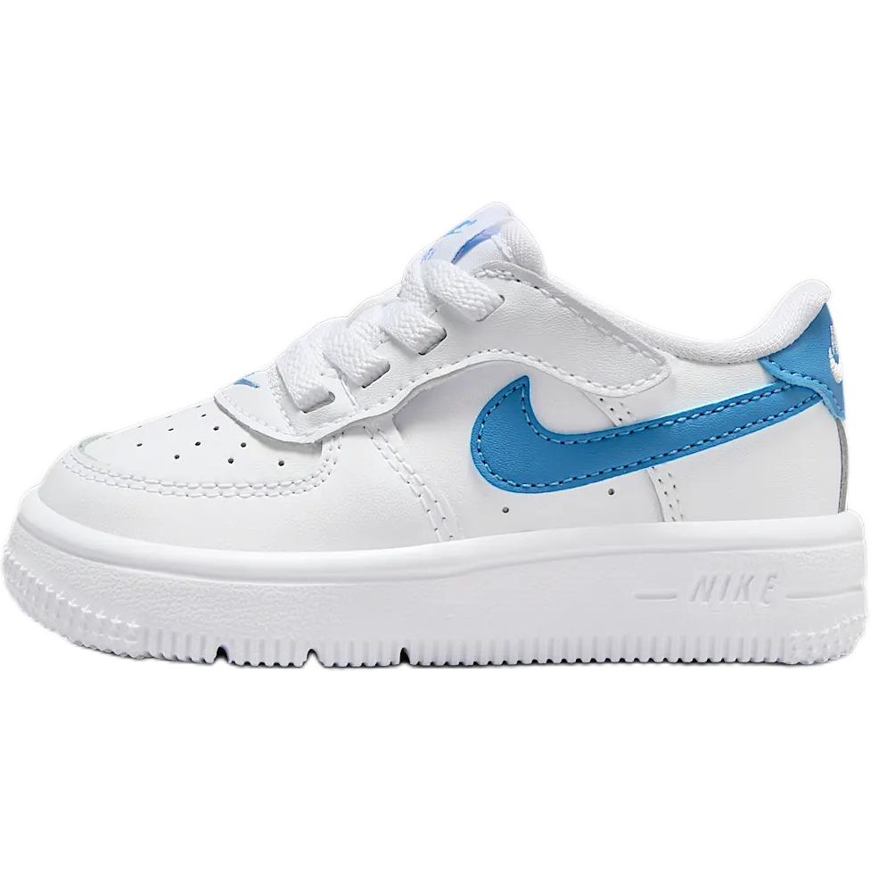 New Nike Air Force 1 Slip Resistant Shock Absorbers Low Top Toddler Shoes White Infant And Toddler FN0236-115