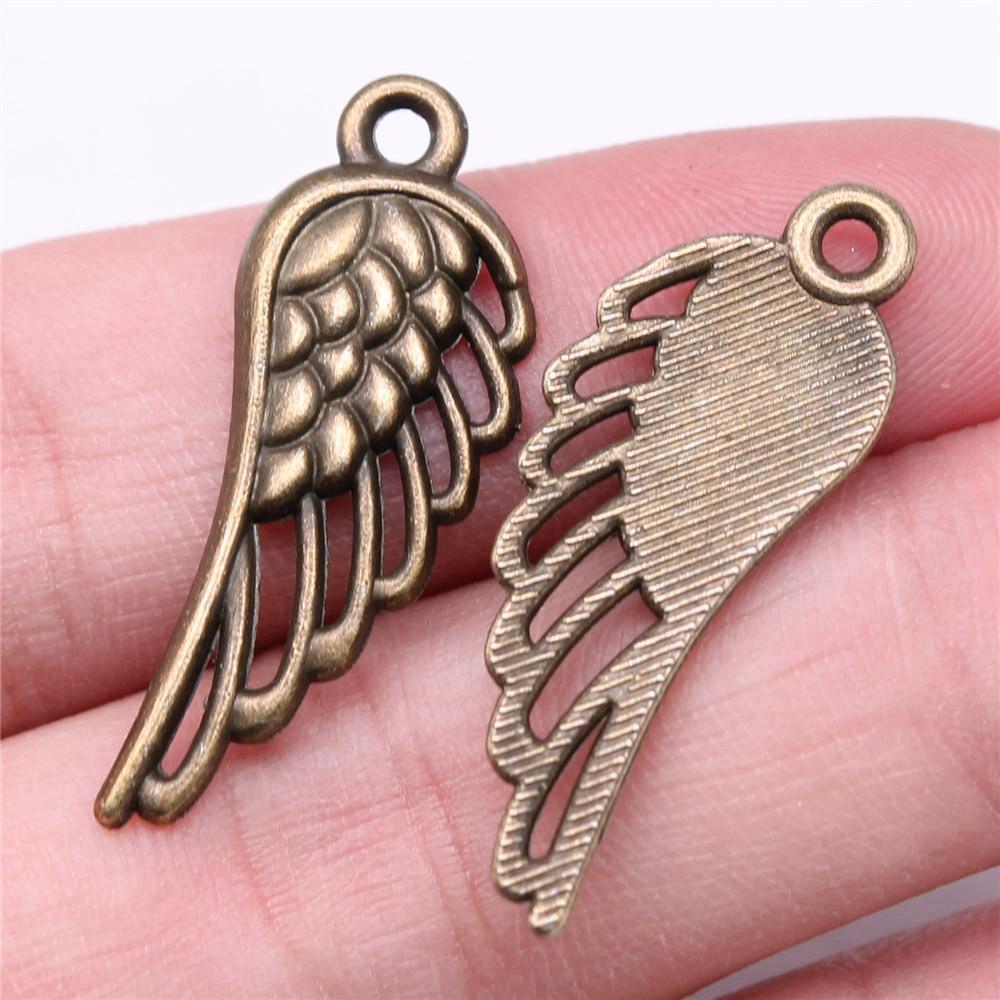 Φτερά Μενταγιόν Γούρια Ανδρικά Κοσμήματα Μαζική Αξιολάτρευτα Στολίδια