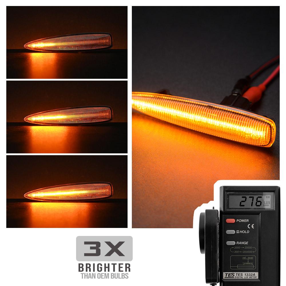 For Lexus IS F LS460 460L 600h L LX450d LX570 Led Side Mirror Dynamic Turn Signal Sequential Indicator Blinkers Flowing Lights