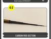 Ultra-Sensitive 43cm Carbon Telescopic Fishing Rod - Lightweight, Compact, and Retractable