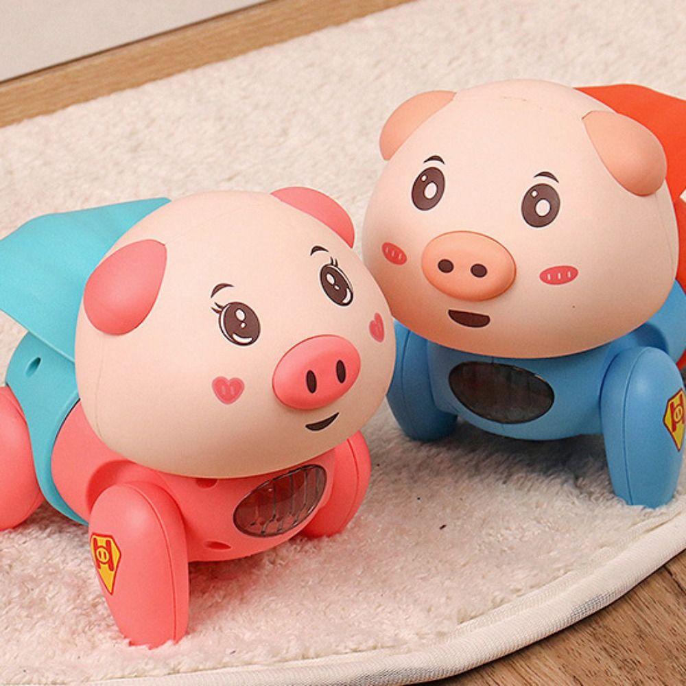 Puzzle Toy Smart Dog Pet Toy Plastic Children's Electric Pig  Early Development