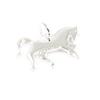 Les Trésors De Lily [C5492] - Silver Pendant 'Galloping Horse' - 15x25 Mm