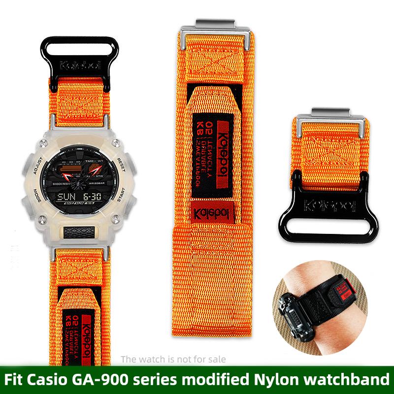 GA900 Modifiziertes Uhrenarmband Für Casio Uhren G-shock GA-900A/VB/TS DW-6900 Armbänder Herren Outdoor Wasserdicht Sport Nylon Armband