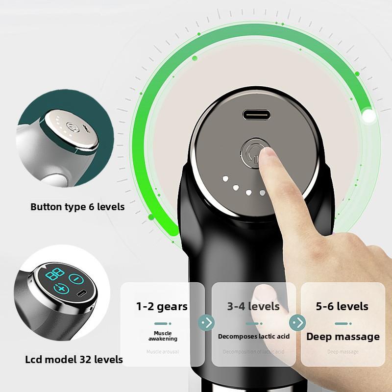 Mini Massage Faszienpistole Haushalt Muskelentspannungsmassagegerät Nacken Faszienpistole Fitness Artefakt Elektrische Massagepistole
