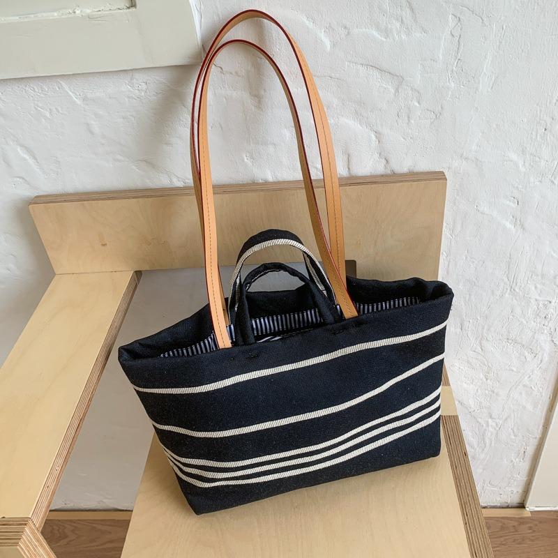 Lightweight Versatile Canvas Bag Women's New Commuter Versatile Shoulder Bag Portable Tote Bag