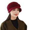 Hat Woman In The Elderly Hat Mother Rabbit Fur Wool Hat Fleece Cold Grandma Old Lady Knitted Hat Thick