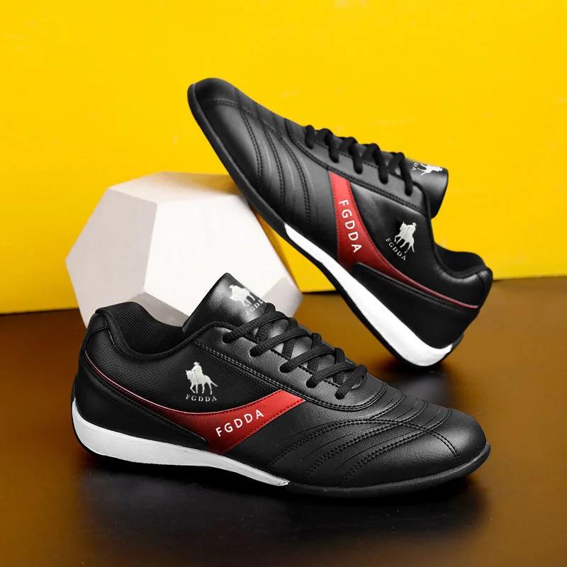 Leather Men's Sneakers Casual Shoes for Men Breathable Male Sports Shoes Non-Slip Men's Flat Driving Shoes Zapatillas De Hombre
