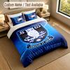 Bedding Set 1 Duvet Cover 2 Pillowcases Sheffield Wednesday FC Print Soft Bed Linen Bedroom Decor
