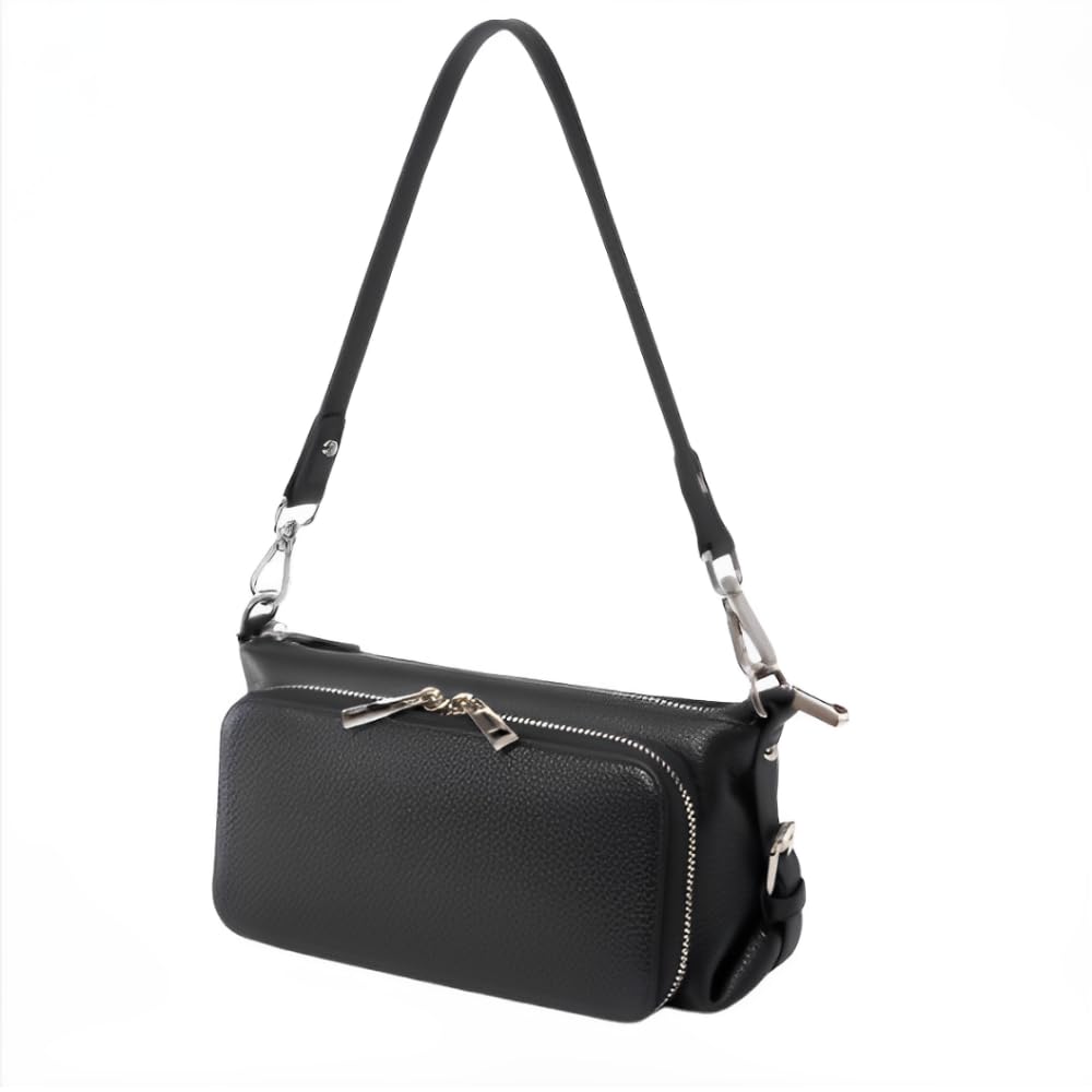 

Wallet Shoulder Wallet Pochette 4 Colors [seizar] (Black) чорний