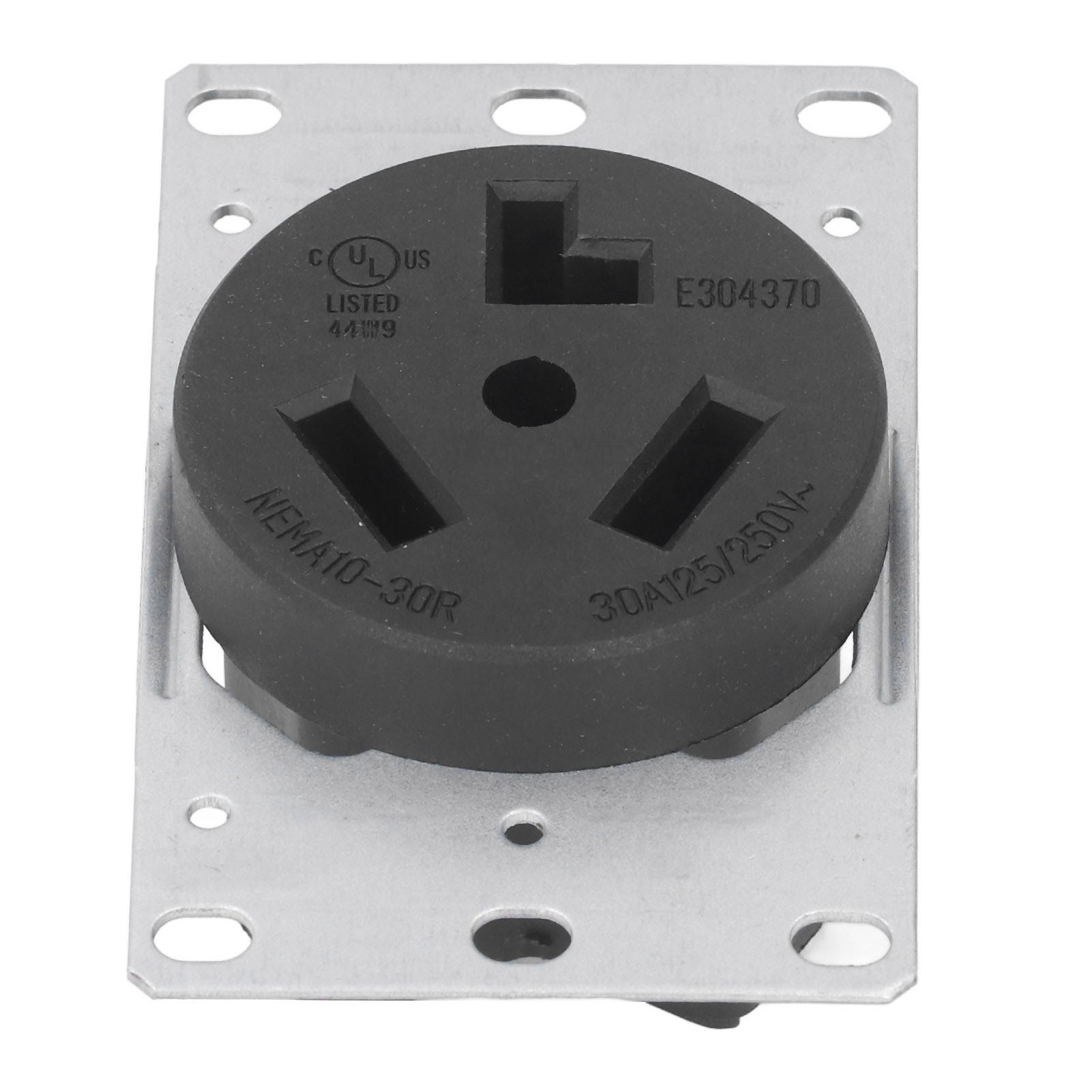 

Розетка Мережева Розетка Стандарт США 3 Отвори 30А 125В 250В NEMA 1030R для дому