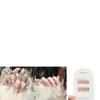 Exquisite Bridal Nail Tip With Galaxy Diamond Radiant Translucent Stylish Detachable