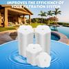 10Pcs Pool Sponges Oil Absorber Pool Scum Sponge Floating Grease Remover Sponge for Swimming Pool Hot Tub Spa Removes Scum Dirt Grease