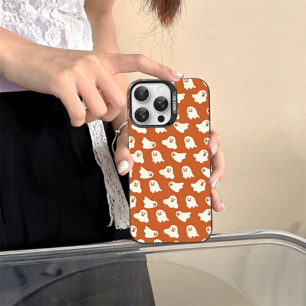 Horror Movie Halloween Phone Case For iPhone 17 16 15 14 13 12 11 Pro MAX Matte Shockproof Back Anti Fall Matte Cover