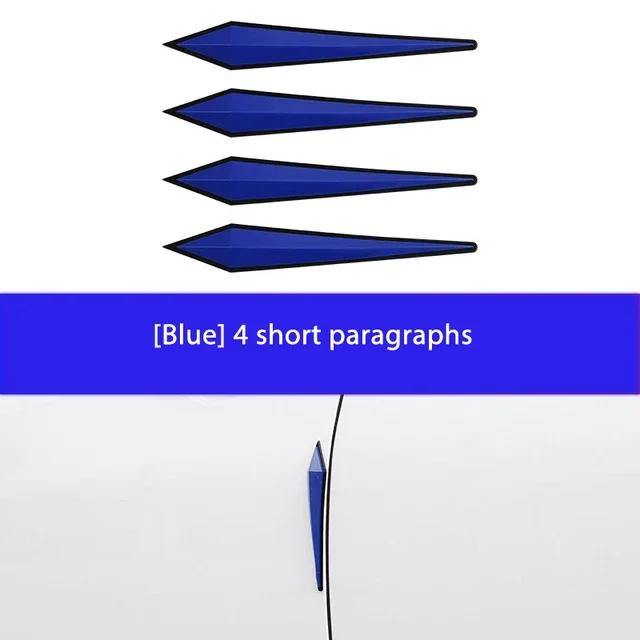 4 Stück 3D-Aufkleber für Autotür, Garage, Gummi-Wandschutz, Stoßstange, Sicherheit, Parkplatz, Wandschutz, Auto-Styling, Autozubehör