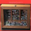 Creative Anxiety Relief Mini Book Shelf With 200 Small Wooden Books For Stress Reduction And Giftgiving
