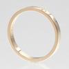 CARTIER C de Cartier engraved Ring K18 Pink Gold/diamond #11.5(US Size) 4.8g mens Used