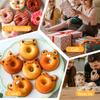 6Cup DIY Donut Baking Tools Cartoon Cute Bear Cat Chocolate Cake Baking Tray Non-Stick Metal Donut Mold Muffin Bread Tray Pan