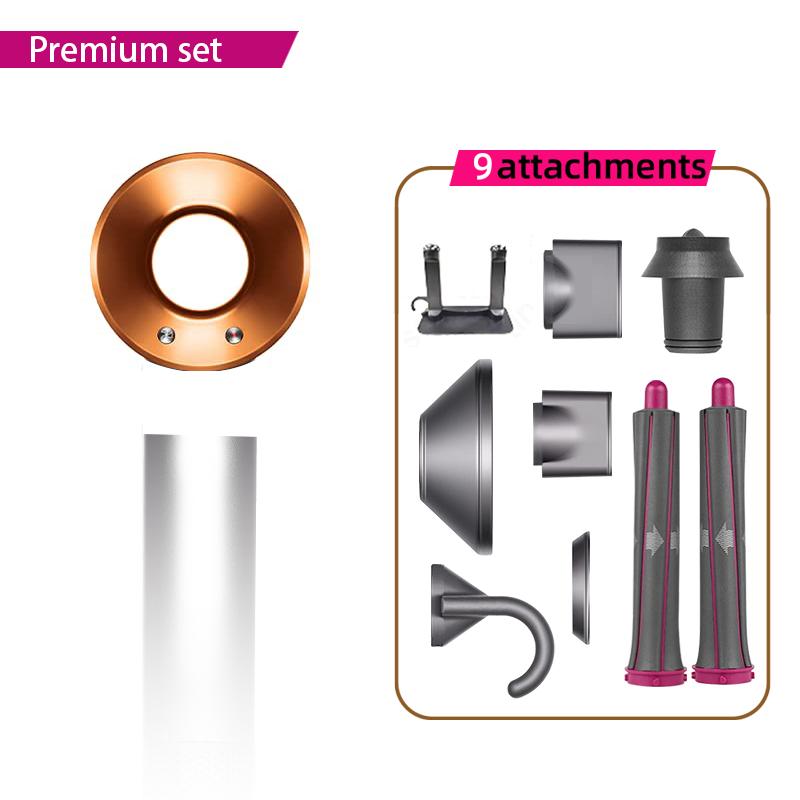 

Профессиональный высокоскоростной фен для волос с отрицательными ионами, 5 насадок, 1500 Вт, постоянная температура, уход за волосами, быстрый анион, электрический фен для волос EU