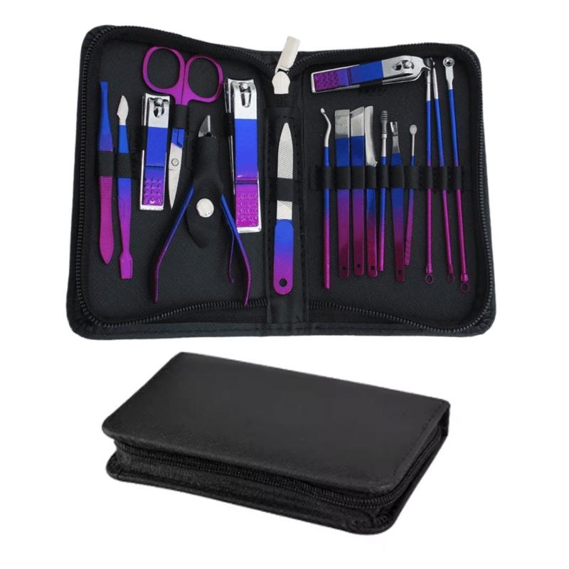 Manicure Set Nail Clippers Pedicure Kit 9/18/22/30 Stainless Steel Manicure Kit,Professional Grooming Set,Nail Care Tool