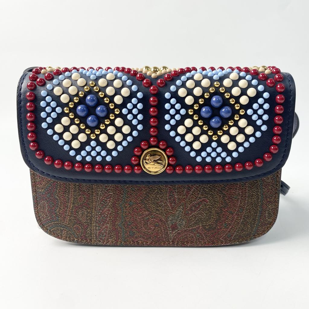 Used ETROShoulder Bag beads/leather Women