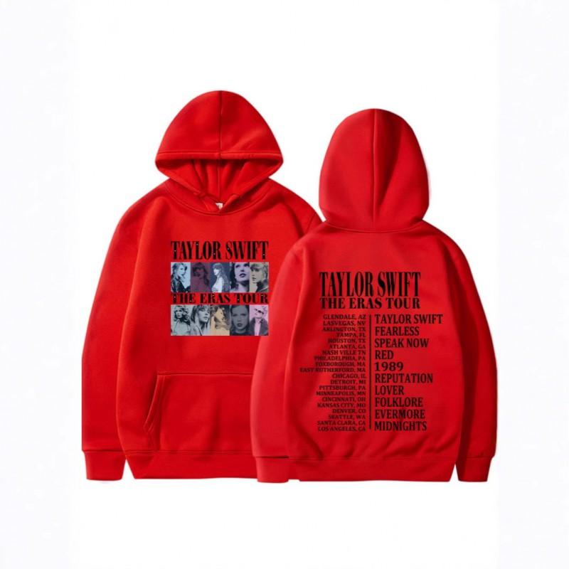 Unisex Oversized Hooded Sweatshirt Winter Casual Wear Printed Design Thick Fleece Lined Long Sleeve Loose Fit