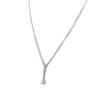 Les Trésors De Lily [N7167] - Designer Necklace 'Sissi' Ivory Silver (rhodium-plated) - 30x6 Mm