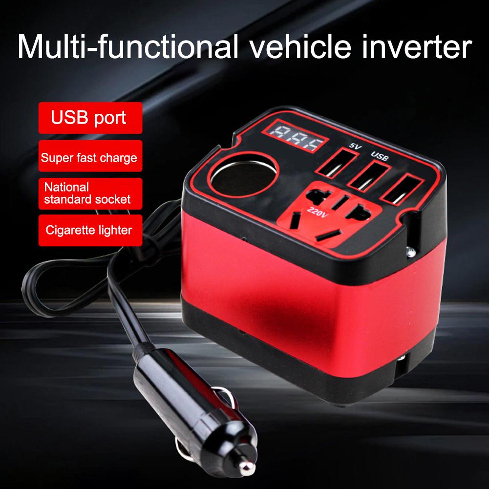 Easily Convert Car Battery with Compact 12V To AC Inverter Adapter