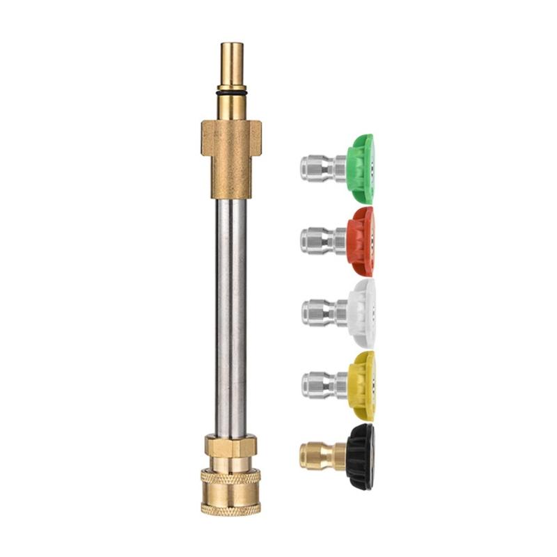 Replacement for Pressure Washer Guns Adapter 1/4inch Quick Connectors Snow Foam Lances Water Guns Adapter Accessories