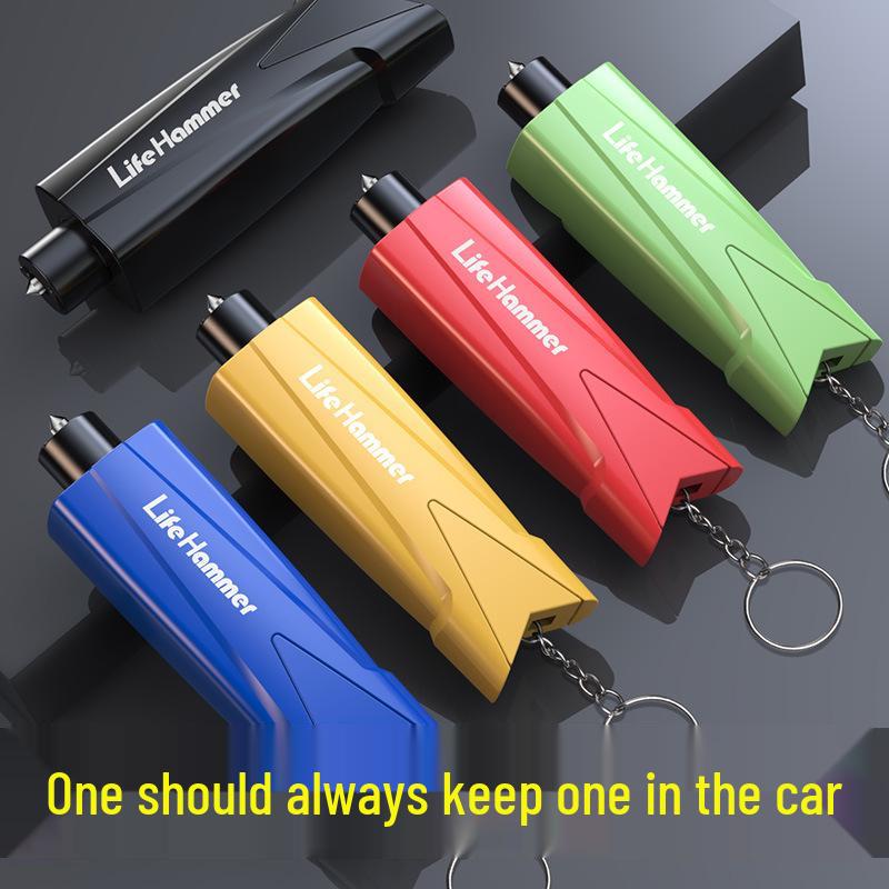 Multifunctional Car Safety Hammer with Seatbelt Cutter