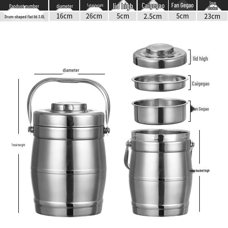 Fanshi Stainless Steel Insulated Lunch Box
