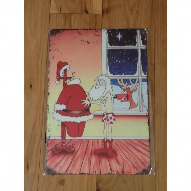 Vintage plechový nástěnný plakátový znak 20x30cm