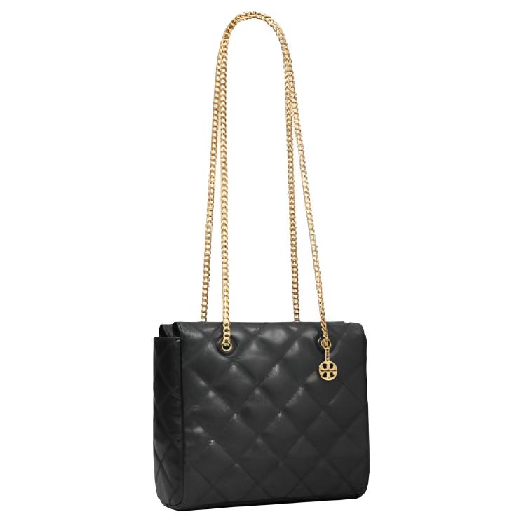 

Tory Burch Gold Hardware Shoulder Bag Women Bags Black 163631-001 Basic Set (Bag+Dust Bag)