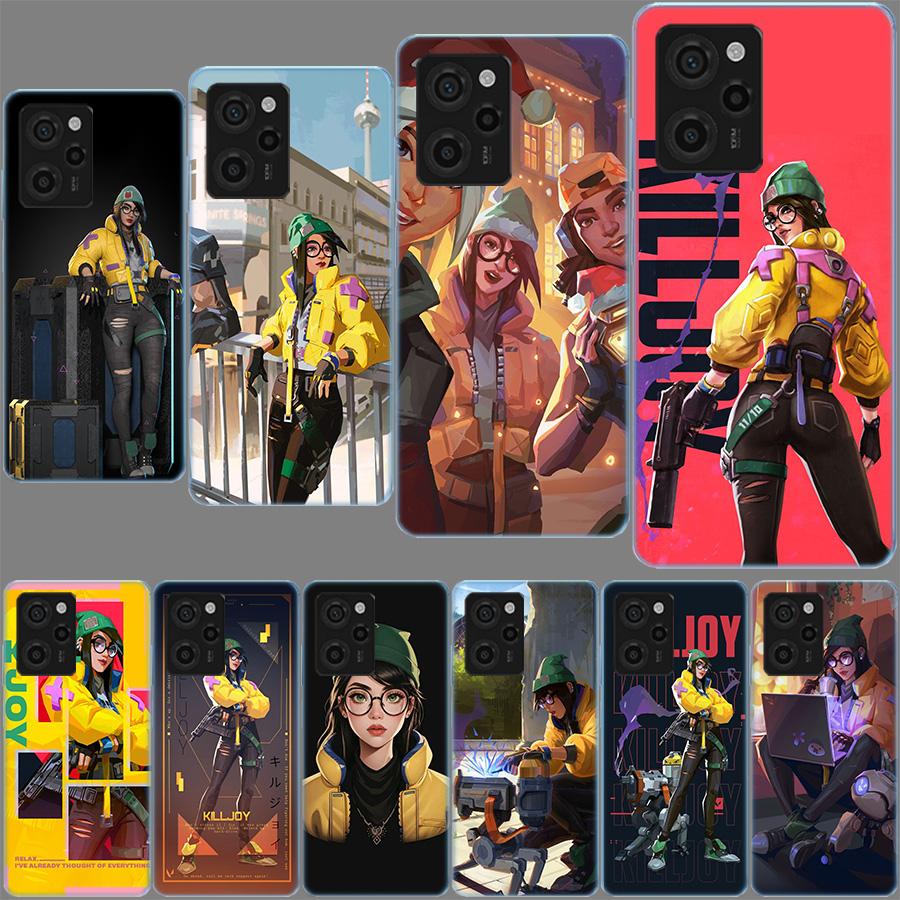 Valorant Killjoy Cover Phone Case For Xiaomi Poco M8 M7 M6 M4 M3 X7 X6 X4 Pro F7 Ultra M5S Mi 14 14T 15 15T 12T 10T Pro 12S 12 1