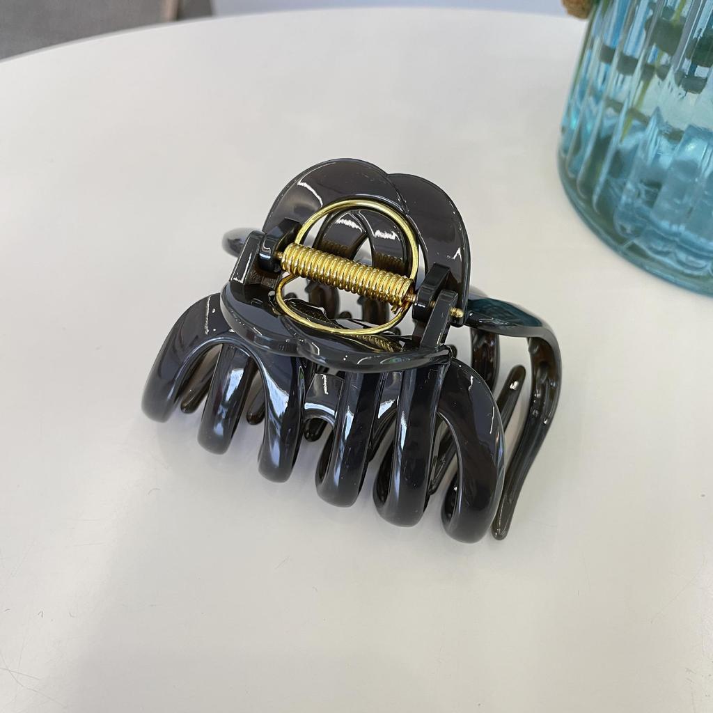 Large Super Grip Pumpkin Claw Clip for Thick Hair - Shark Style Updo Hair Clip 2025