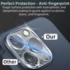For iPhone 16 Pro/16 Pro Max One-Piece Phone Lens Film Clear Tempered Glass Lens Protector