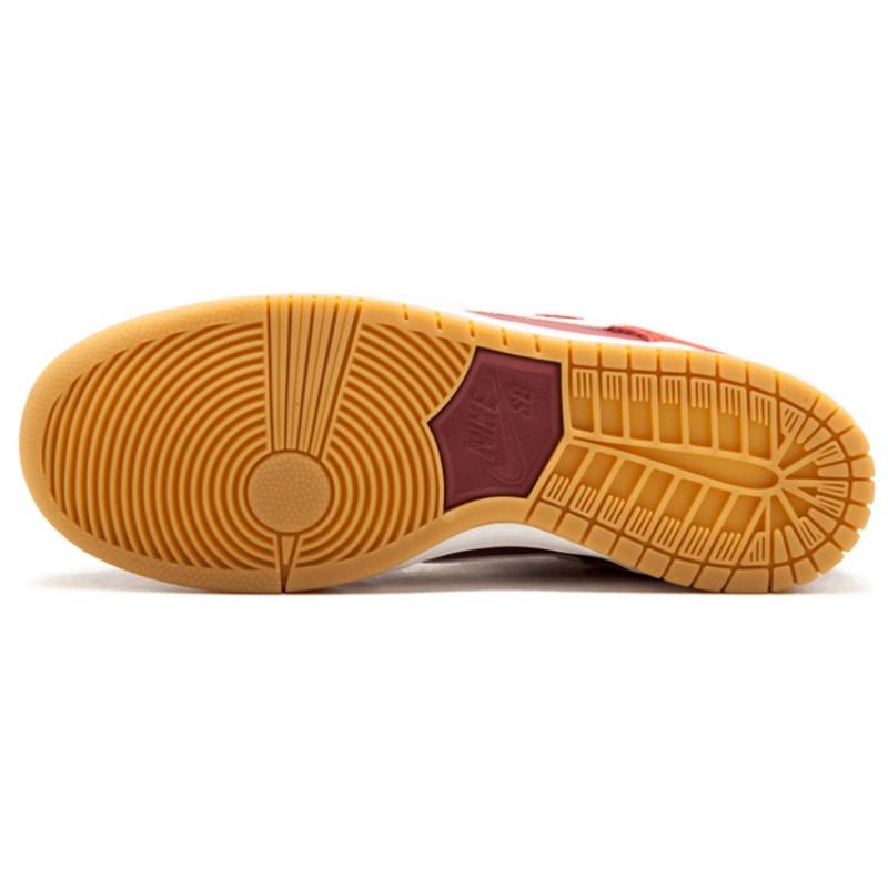 Nike Sb Zoom Dunk Low Track Red Skateboard Shoes 854866-616