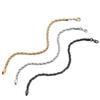 Stainless Steel Rope Chain Bracelet: European & American Style, 3mm/4mm/6mm, Simple Luxury Design
