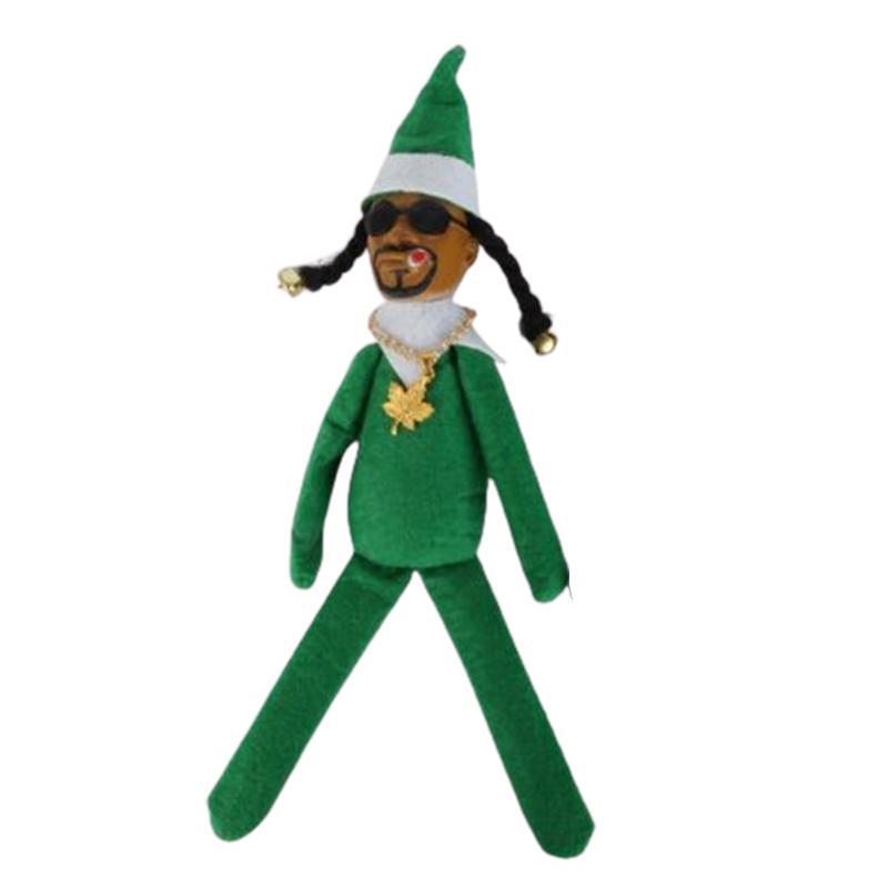 

Рождественский эльф на крыльце Снупа, плюшевая кукла, украшения, домашний декор, подарок зелёный