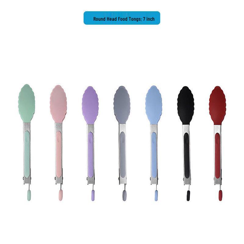 Silicone Kitchen Utensils Set: Ladle, Spatula, Scraper, Turner, Oil & Basting Brushes, Whisk, Tongs