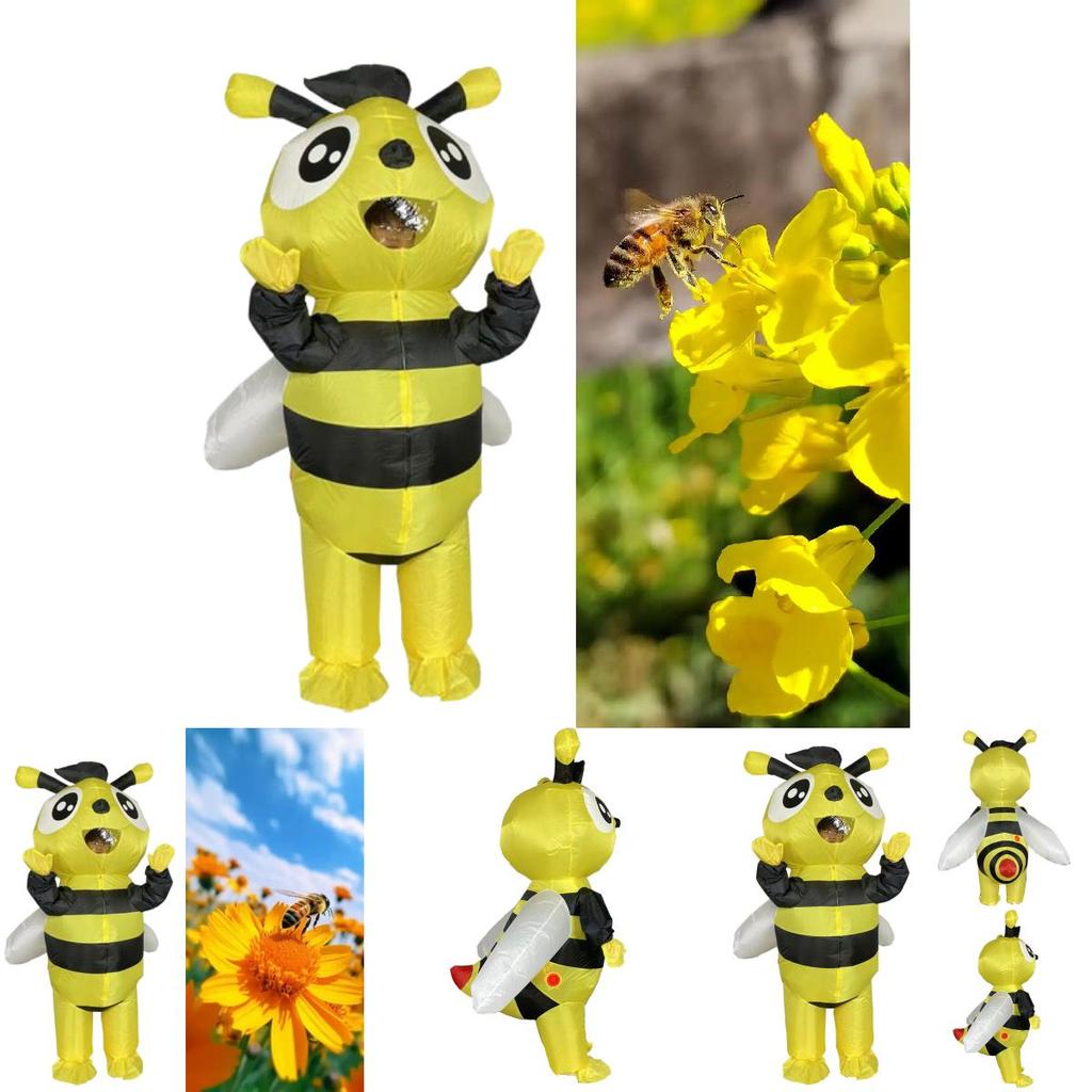 Buzzing Bee Costume Inflatable Prop With Handcrafted Mechanical Elements For Holiday And School Events