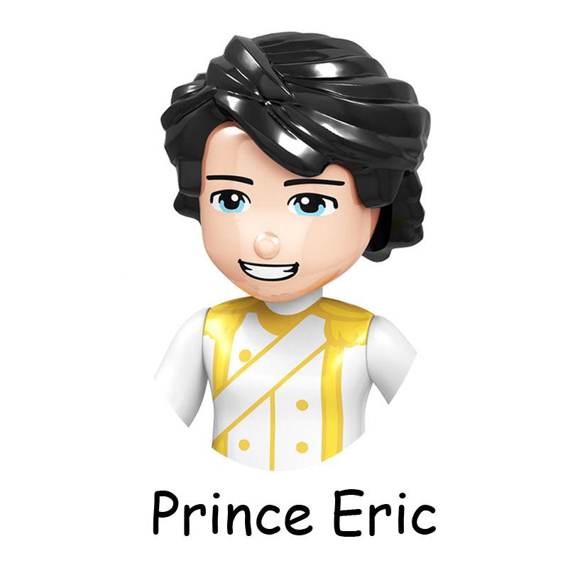 Non-Toxic Fairy Tale Princess Children Belle Beast Cinderalla Anna Olivia Model Figure Blocks Construction Building Bricks Toys For Children