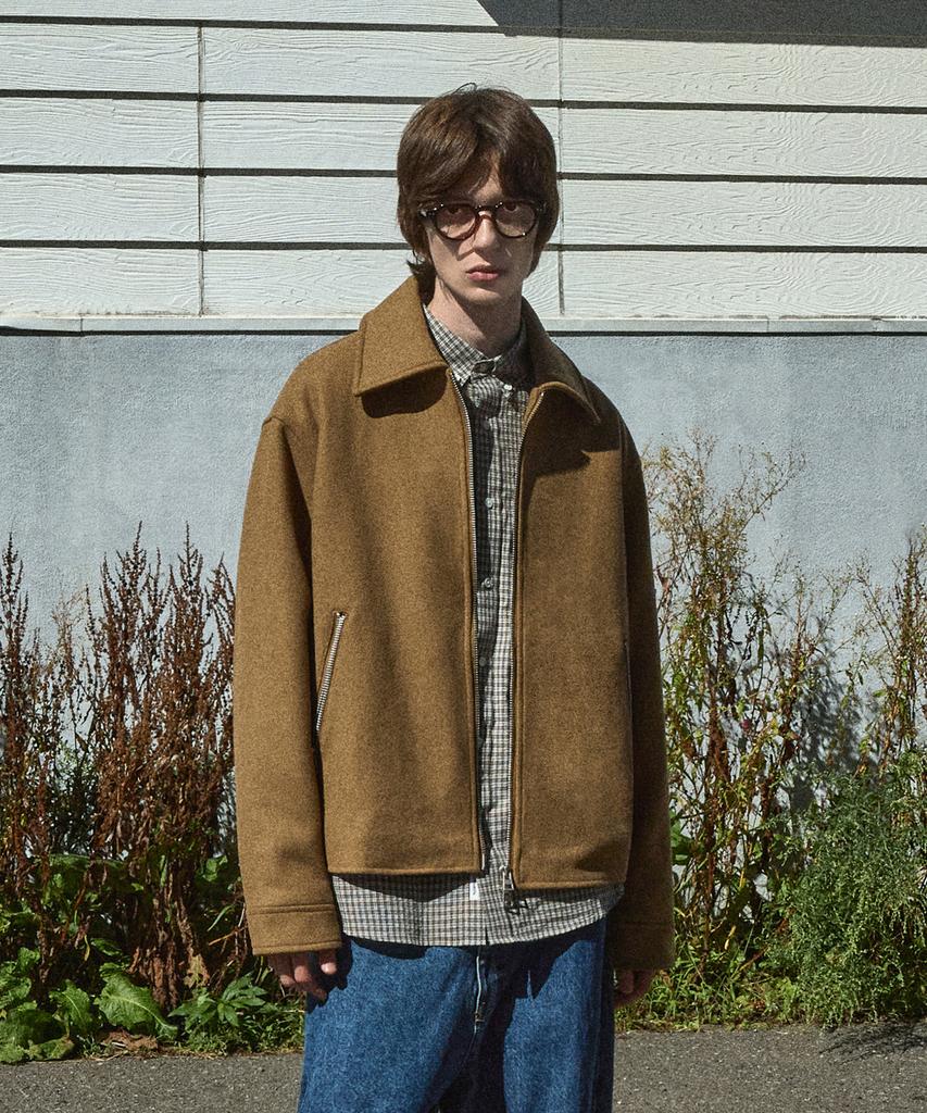 Minimalproject Wool Blend Blouson Jacket Mco104[Beige]