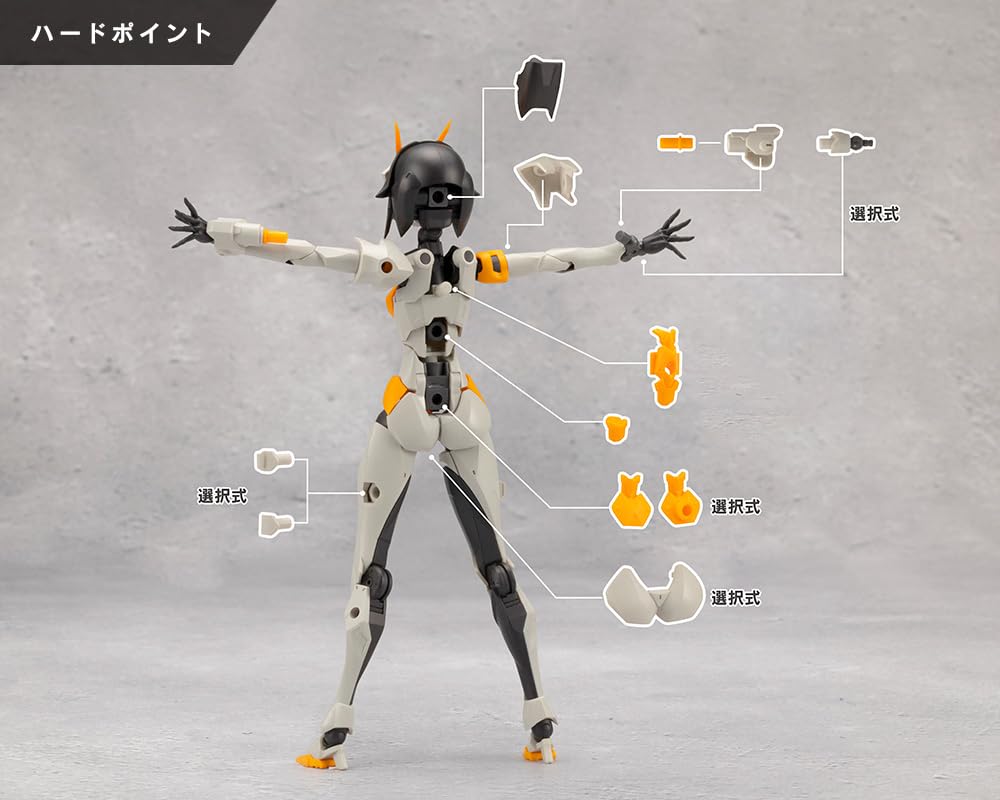 Kotobukiya Infinite Encounter Megalomaria Principal, Approx. 160mm Tall, Non-scale Plastic Model