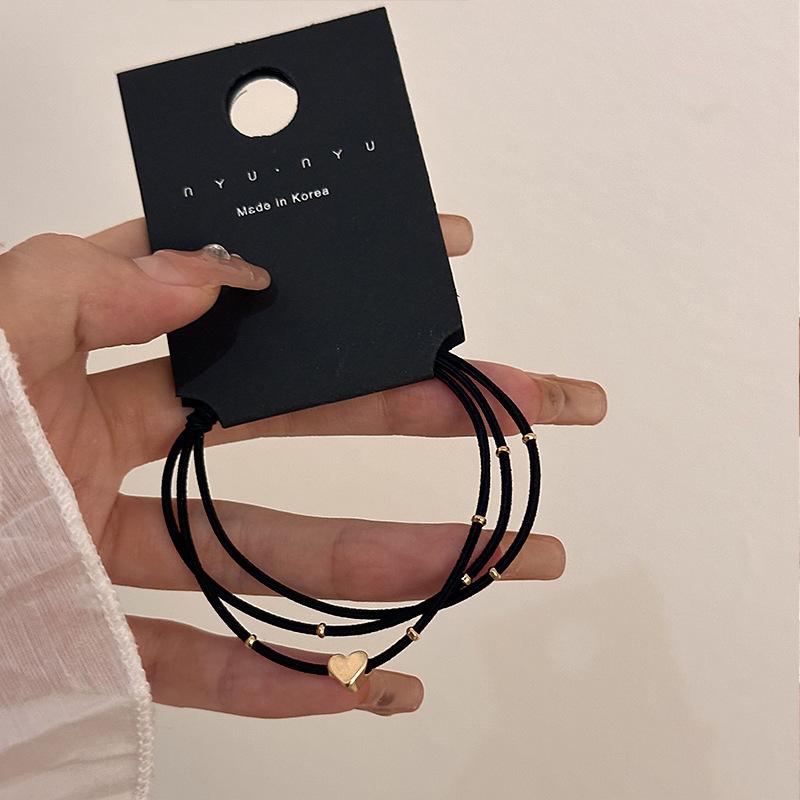 

Multi-strand Elastic and Simple Girl Hair Tie, Golden Star Hair Band, Rubber Band, Korean-style Versatile Bun Hair Tie