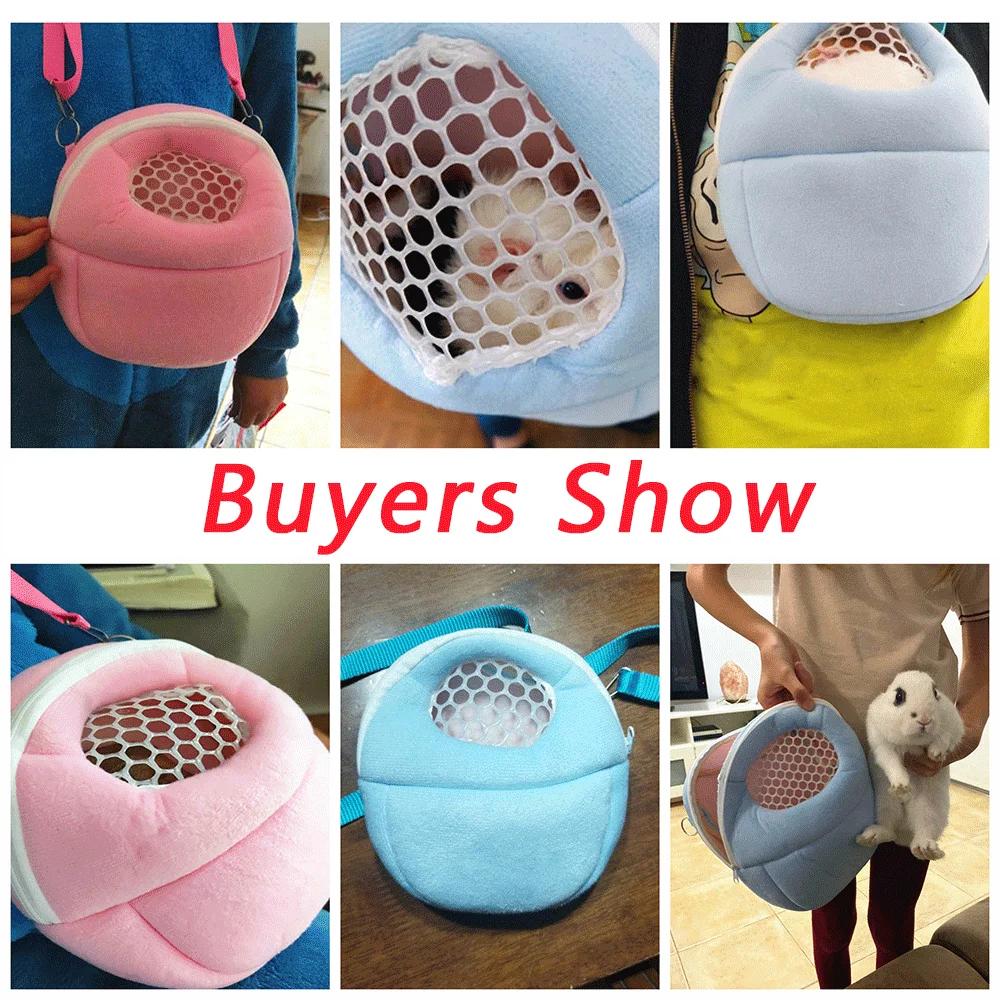 2026 Portable Small Animals Carrier Bag Travel Hanging Bag for Pets Rat Hamster Hedgehog Chinchilla Ferret Breathable Pet Cage