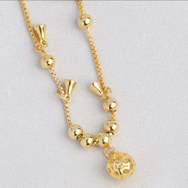 New Fashion Anklets For Women Foot Jewelry Exquisite Hollow Ball Cute Small Bell Bracelets Girl Accessories